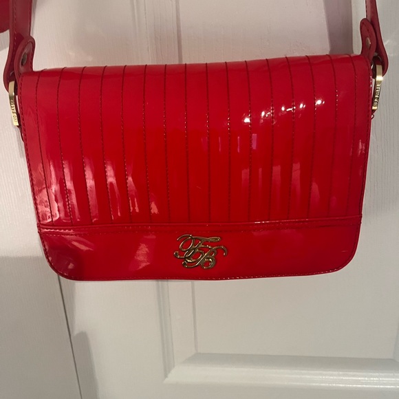 Ted Baker Red Patent Bag - Picture 11 of 14
